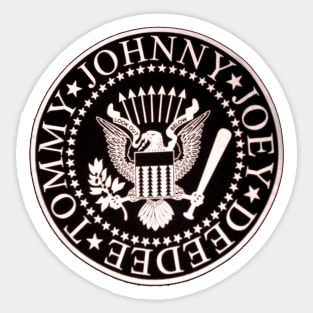 tommy johnny joey deedee Sticker